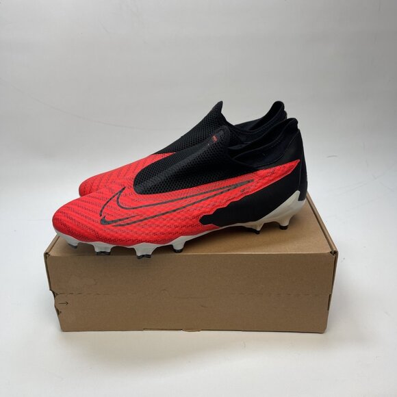Nike Phantom Gx Academy Df Fg/Mg Bright Crimson Red-Black Sz 12.5 US DD9472-600 - Picture 4 of 8